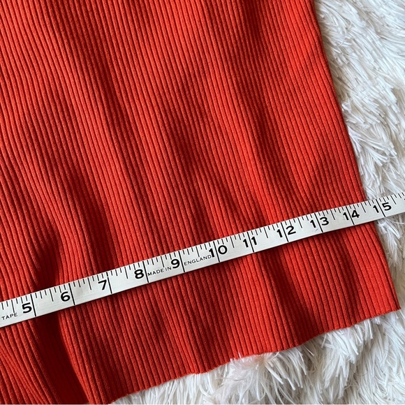 NEW Vince Scoop Neck Rib Tank XL Orange - Picture 11 of 11